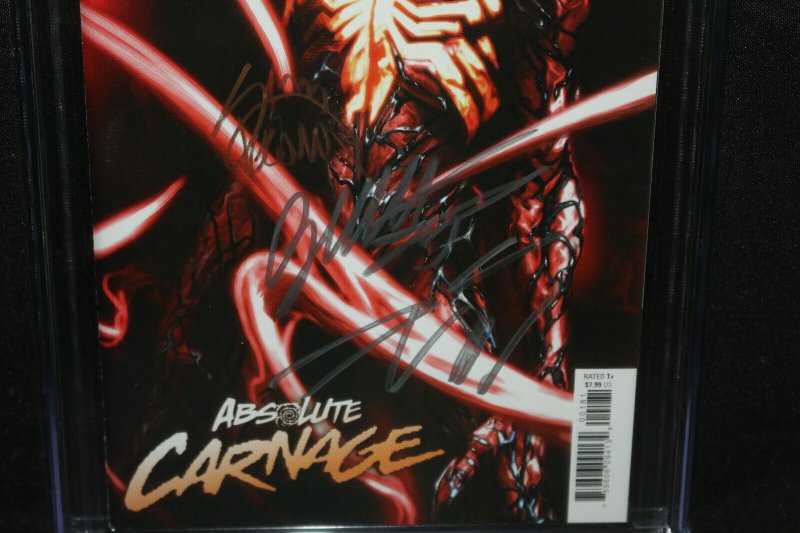 Absolute Carnage #1 - Dell'Otto, Cates, & Stegman - CGC Signature 9.8 - 2019 