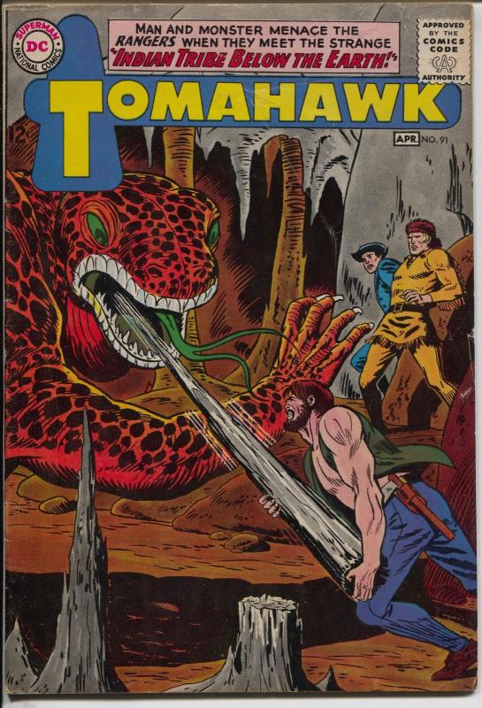 Tomahawk #91 1964-DC-horror cover & story-FN/VF
