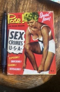 Pose! June 1957 -a very lurid pocket size magazine