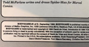 Bodyguard #1-3 (1990) Todd McFarlane Intro Australian Comic Aircel