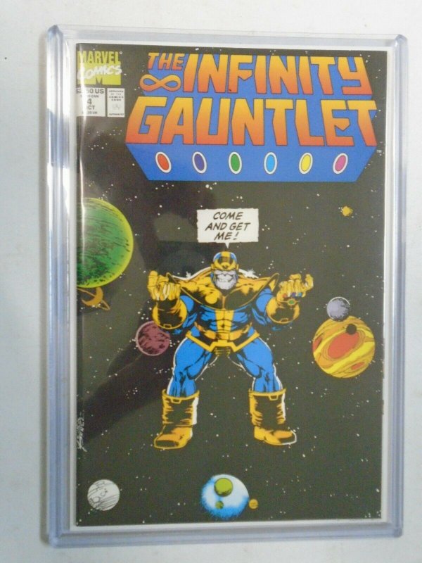 Infinity Gauntlet #4 9.4 NM (1991 1st Series)