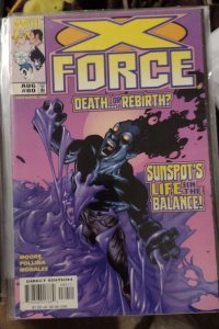 X-FORCE  #  80  1998 MARVEL DISNEY   sunspot death or rebirth ?