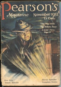 Pearson's November 1912--Hopalong Cassidy name origin-not in Price Guide-G/VG