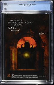 Batman: Shadow of the Bat #46 (1/96) Graded CGC 9.6