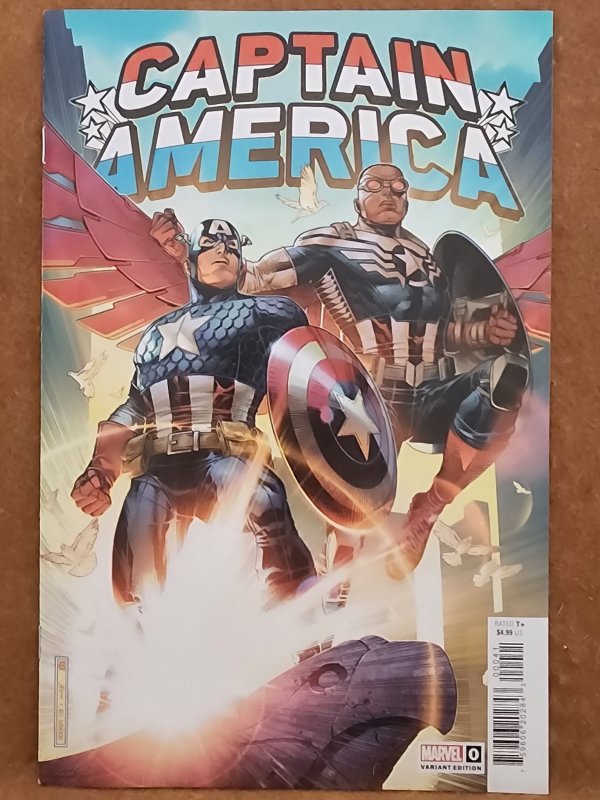 Captain America #0 1:25 Jim Cheung Variant Cover (2022)