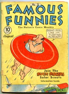 Famous Funnies #73  1940 - Eastern Color  -VG - Comic Book