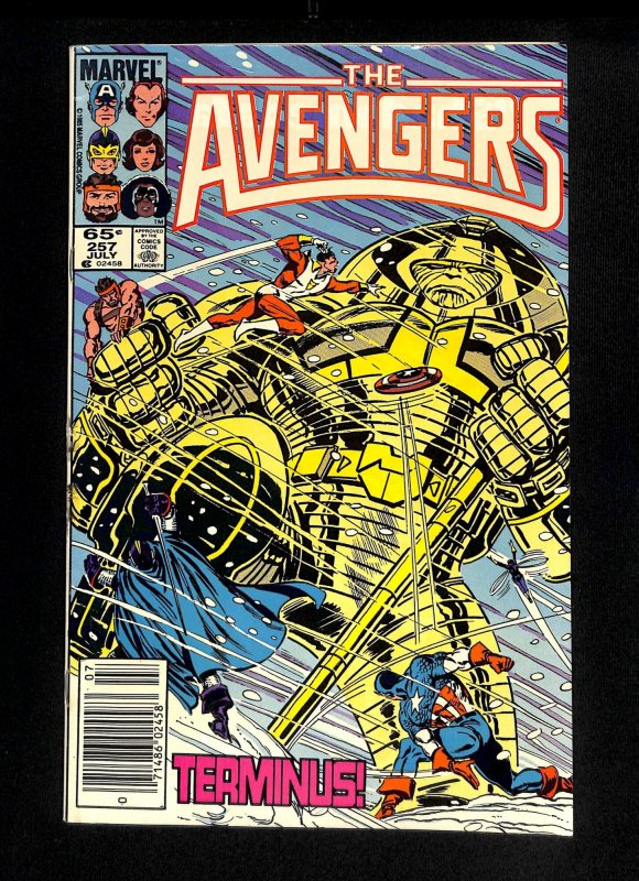 Avengers #257 Newsstand Variant 1st Appearance Nebula!