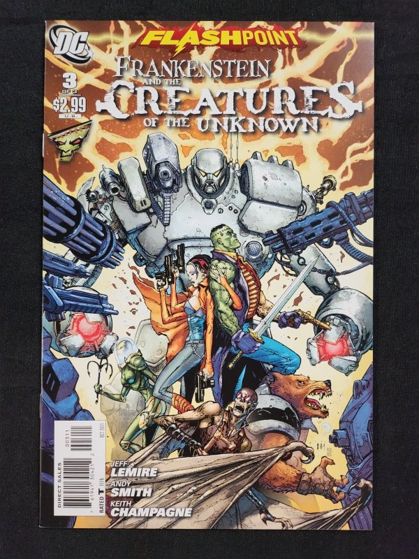 Flashpoint: Frankenstein & Creatures of the Unknown 3PC #1-3 (9.2ob) 2011