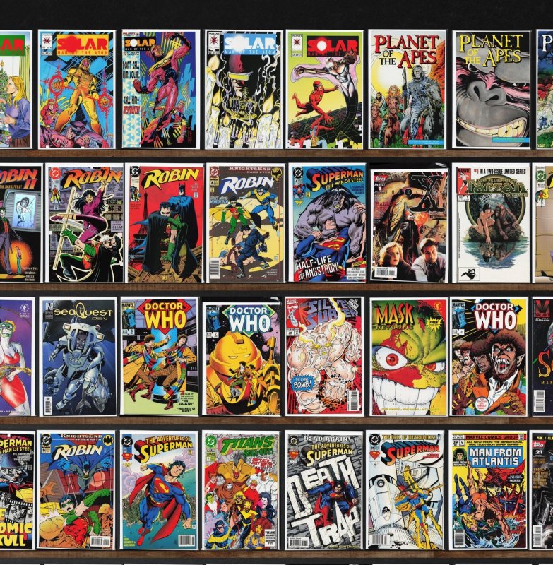 Huge Lot 150+ Comics with Silver Surfer, Shadowman & More!