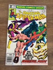 The Amazing Spider-Man # 214 VF Marvel Comic Book Goblin May Gwen MJ 9 J297
