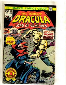 Lot Of 5 Tomb Of Dracula Marvel Comic Books # 35 36 37 38 39 VF Range RS1