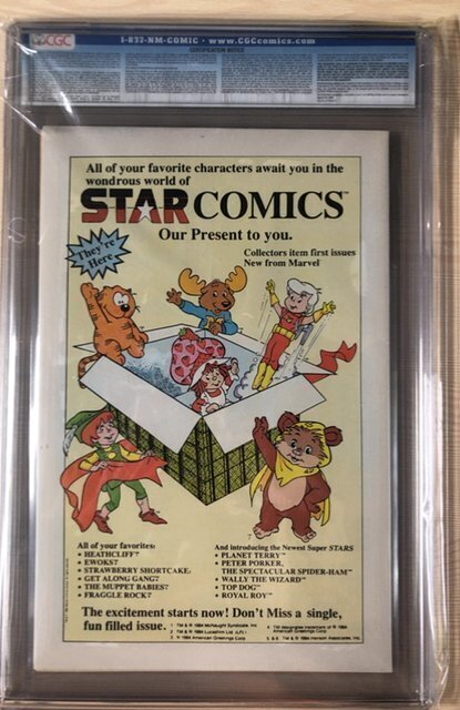 Web of Spider-Man #1 (1985) CGC 9.4