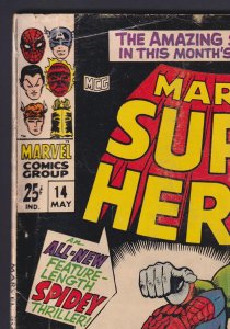 Marvel Super-heroes #14 2.0 GD Marvel Comic - Nov 1968