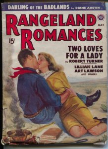 Rangeland Romances 5/1948-Popular-Robert Turner-Art Lawson-lip lock cover-FN