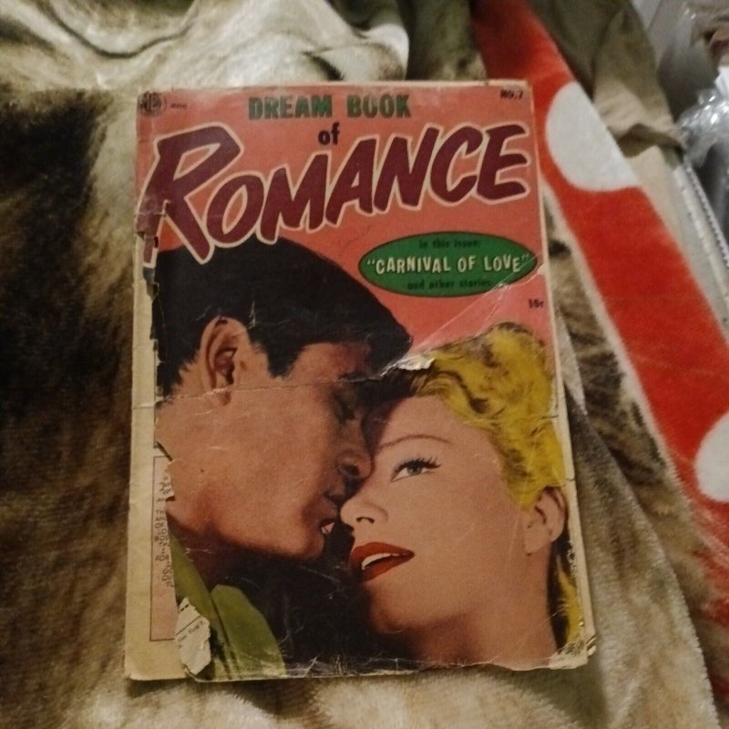 Dream Book of  Romance #7 1954-ME-Anne Baxter photo cover-Bob Powell golden age