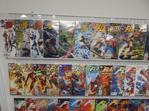 Huge Lot 150+ Comics W/ Flash and Green Lantern! Avg VF Condition!