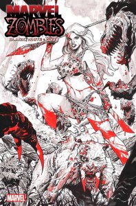 Marvel Zombies Black White Blood #4 Tbd Artist Var Marvel Comic Book 2024