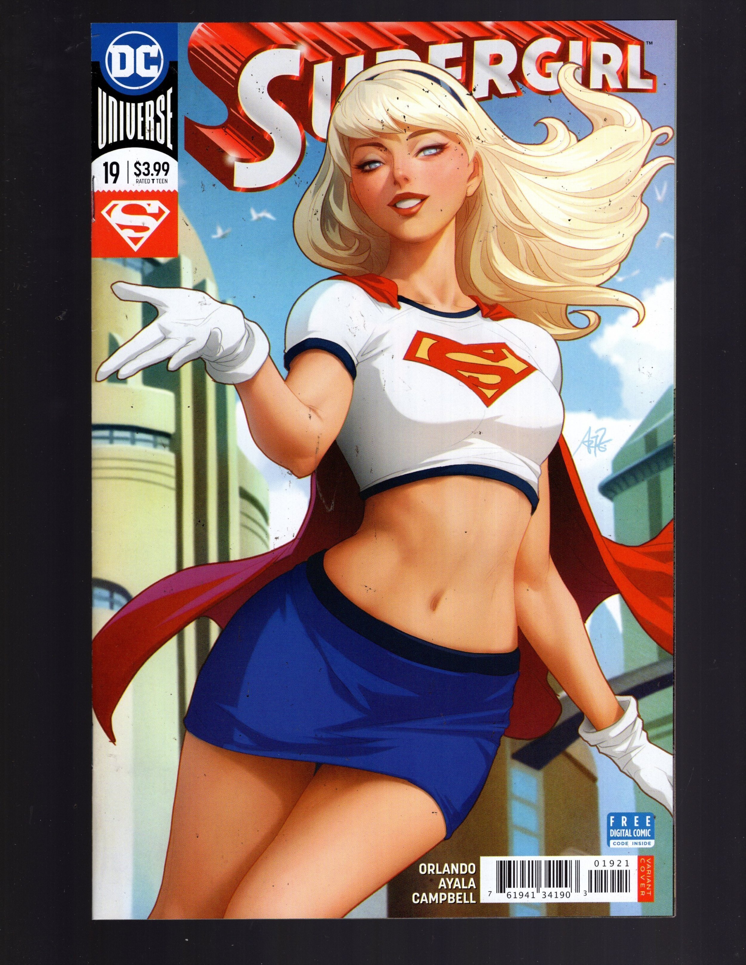 Supergirl Stanley Artgerm Lau Variant Cover Id A Comic Books Modern Age Dc