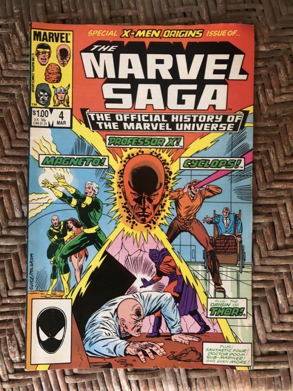 The Marvel Saga The Official History of the Marvel Universe #4 (1986)