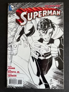 DC New 52 Superman 32E John Romita Jr. Incentive Wraparound Sketch Variant - NM-