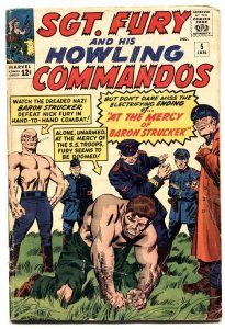 Sgt. Fury And His Howling Commandos #5 1964-First BARON STRUCKER-comic book vg-