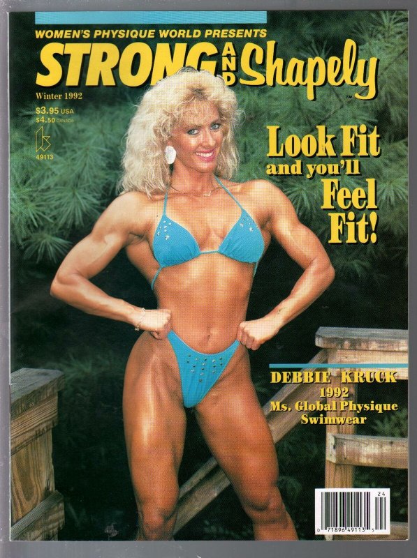 Women's Physique World Presents Strong and Shapely-Winter 1992-Debbie Kruck-V...