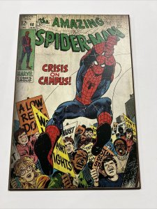 Amazing Spider-man 68 Cover Art Wall Plaque