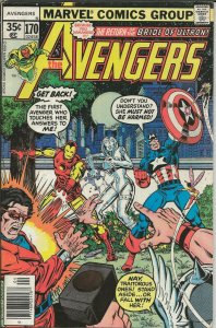 Avengers #170 ORIGINAL Vintage 1978 Marvel Comics 1st Jocasta