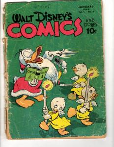 Walt Disney's Comics & Stories # 64 GD Vol 6 # 4 Dell Golden Age Comic 1946 JL10