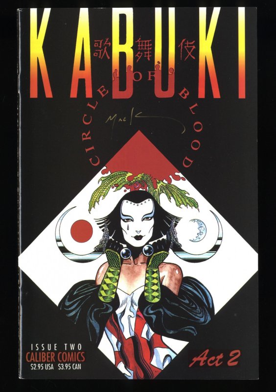 Kabuki: Circle of Blood #2 VF/NM 9.0 Signed by David Mack!