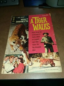 Walt Disney's A Tiger Walks Gold Key Comics 1964 brian keith photo cover classic