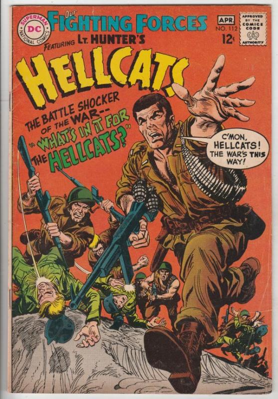 Our Fighting Forces #112 (Apr-68) FN Mid-Grade Lt. Hunter, the Hellcats