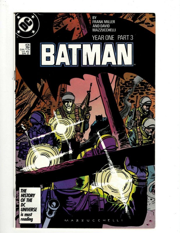 Lot Of 4 Batman DC Comic Books # 404 405 406 407 Year One Gotham Robin Joker OF2