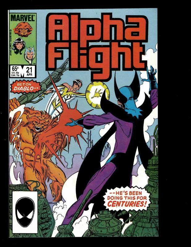 Lot of 13 Alpha Flight Comic Books #13 14 15 16 17 18 19 20 21 22 23 24 30 JF4