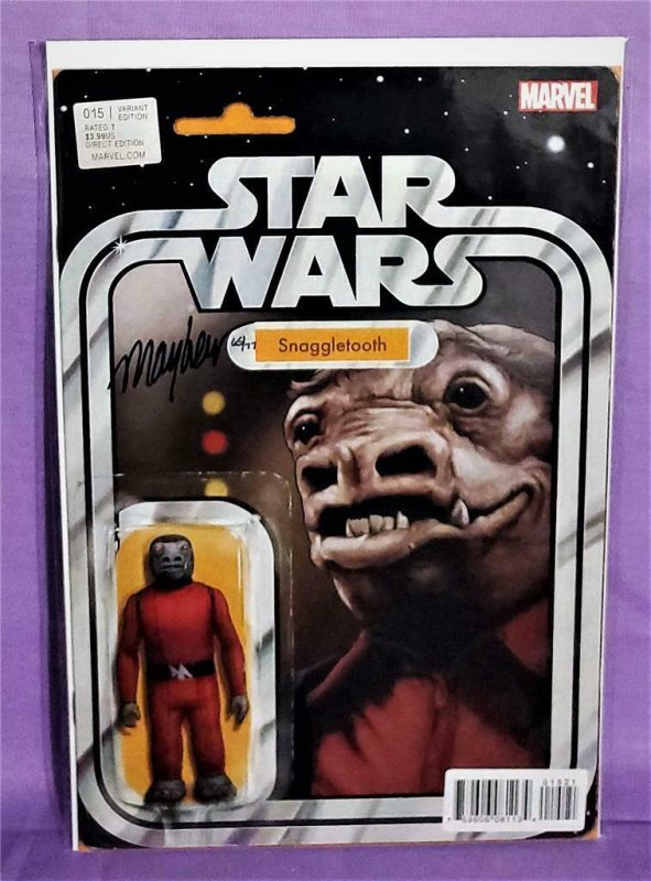 Mike Mayhew STAR WARS #15 Snaggletooth Variant Cover SIGNED (Marvel, 2015)!