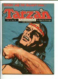 TARZAN ADVENTURES--VOL 6 #33-1956-HOGARTH ART-vg