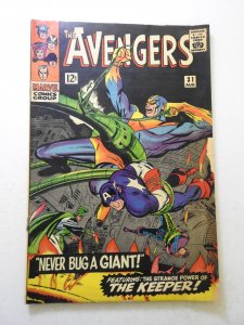 The Avengers #31 (1966) GD Condition moisture stains