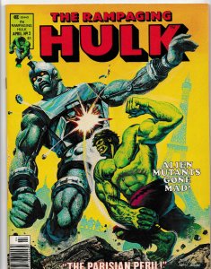 Rampaging Hulk #2 Curtis Comics Marvel 1977 VF-