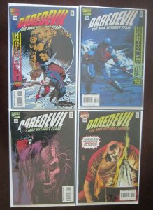 Daredevil comic lot from #300 end #342 all 27 different books 8.0 VF (1992)