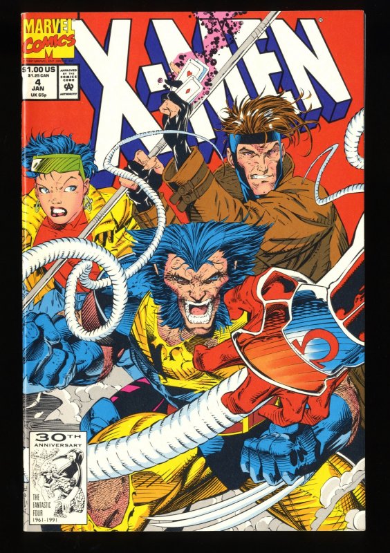 X-Men (1991) #4 NM 9.4 1st Omega Red!