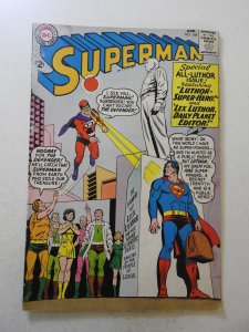 Superman #168 (1964) GD+ Condition see desc