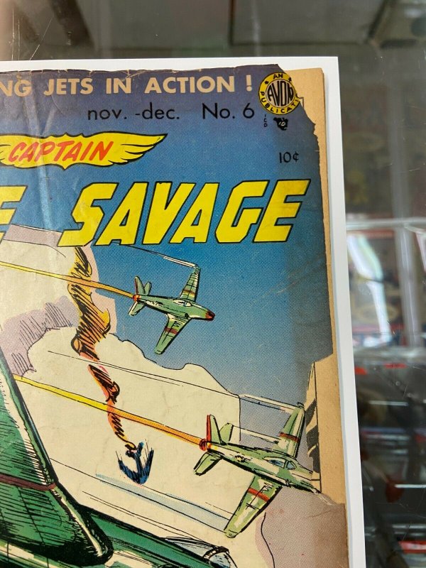 Captain Steve Savage 6 PR  Last Pre-Code Issue 