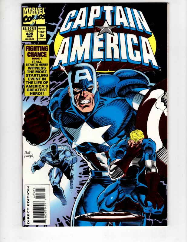Captain America #425 (1994) 1st App Mike Faerell AS SUPER PATRIOT !!! Key !!!