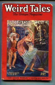 Weird Tales 1/1928-Seabury Quinn-Robert E. Howard-Pulp Magazine