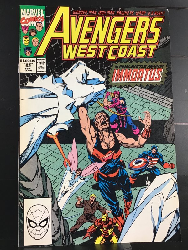 Avengers West Coast #62 (1990)