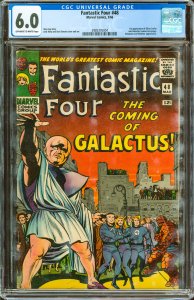 Fantastic Four #48 (1966) CGC Graded 6.0 - 1st Silver Surfer! Galactus Cameo