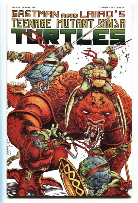 TEENAGE MUTANT NINJA TURTLES #43 comic book 1992 NM-