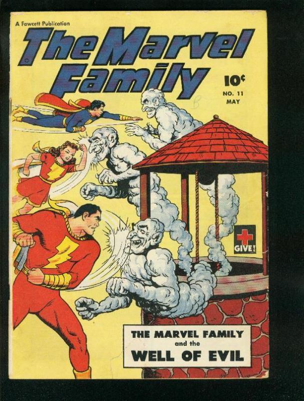 MARVEL FAMILY #11 1947-CAPTAIN MARVEL-UNCLE MARVEL-FAWCETT-very good VG