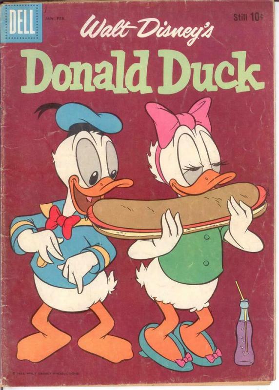 DONALD DUCK 69 G-VG  Jan.-Feb. 1960 COMICS BOOK