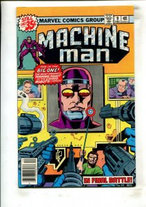 MACHINE MAN #9 (8.0) KIRBY!! 1978